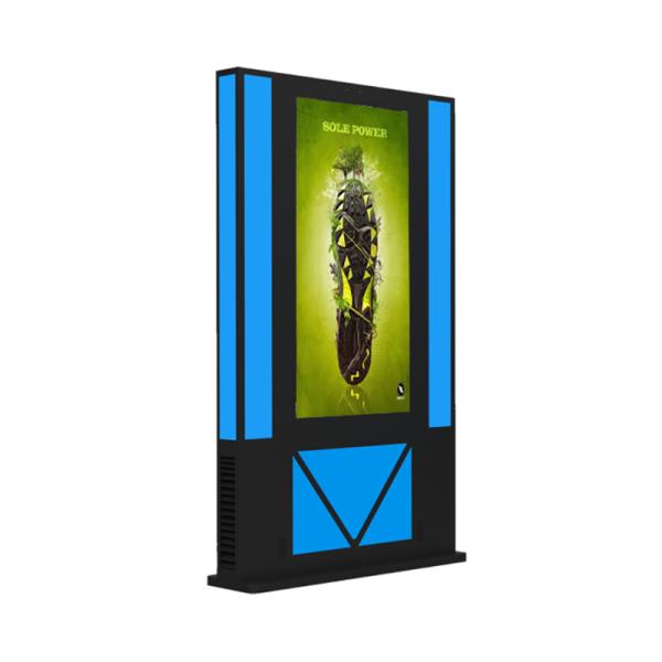 43 Inch Outdoor Display Kiosk , Waterproof Custom Digital Signage Stand