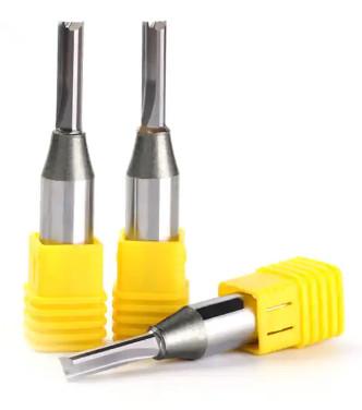 Bocado reto do TCT da flauta da pata dois da polegada de 1/2 para o moinho de extremidade contínuo de madeira do corte/carboneto