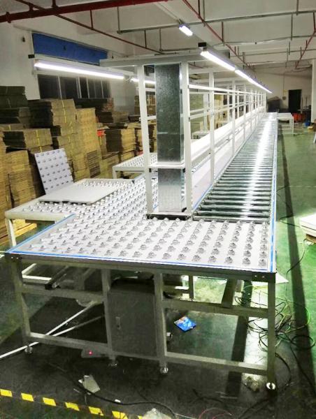 AI-Optimized Drum Conveyor Assembly Line Aluminum Frame For Smart Factories