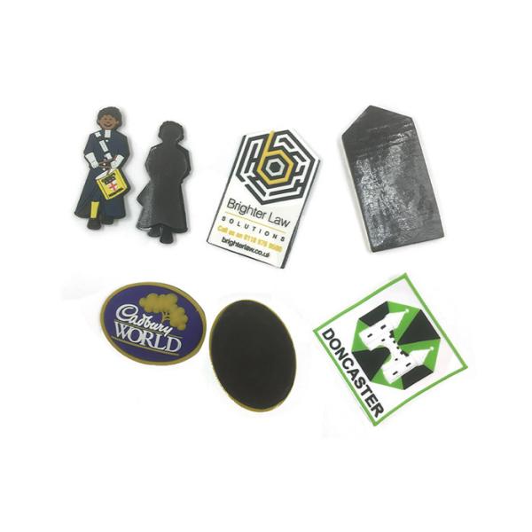 Square Country Rubber Refrigerator Magnets , Soft Fridge Magnets For Gifts