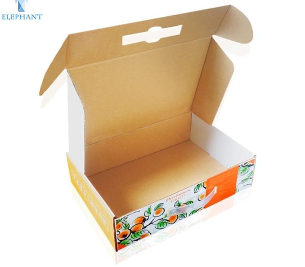 Cheap Customized Printing Design Beautiful Strong Diecut Large Fruit Packing Corrugated Mailer Boxes