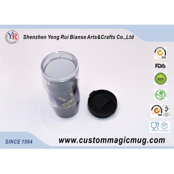 Outdoor Camping Takeaway Double Wall Plastic Cup Home Appliance Mug