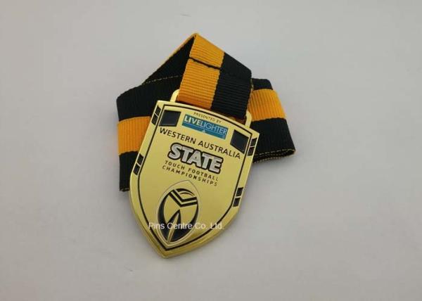 Custom Australia Medallion Soft Enamel Badges Medal Zinc Alloy Die Casting