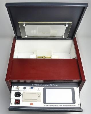 BS5874 IS6792 Transformer Oil Testing Equipment 100KV High Accuracy RS232 Port