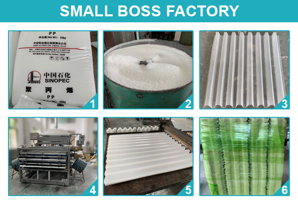 PVC 100% de Vierge de médias de lamelle de tube de colon de traitement de l'eau pp Mateial