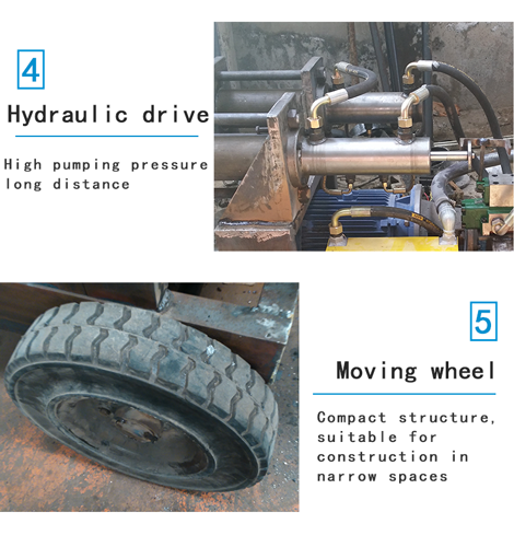 Diesel Cement Grout Pump And Mixer for Pressure Grouting in Construction Requirements