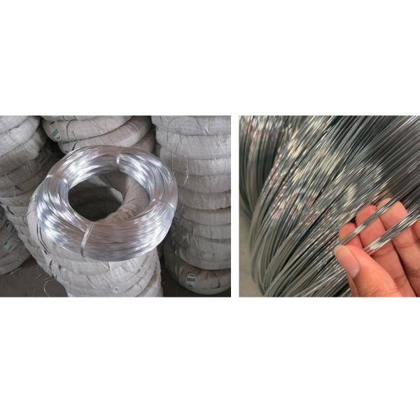 Горячий окунутый гальванизированный провод свертывает спиралью 9 гальванизированный датчиками провод здания металла стального провода