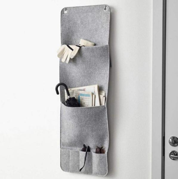 100% Polyester Felt Wall Hanging Storage Bag Organizer 3mm