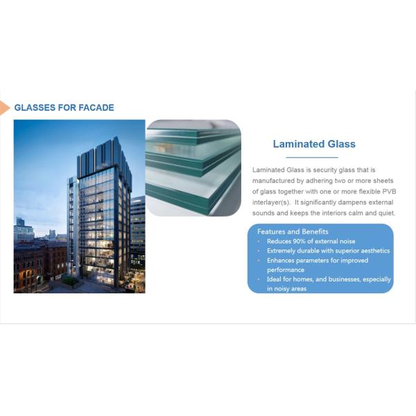 Exterior Glass Curtain Wall Facade Architectural Double Glazed Curtain Wall