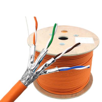 O cabo exterior interno 23AWG da rede do gato 7 de 1000MHZ SFTP protegeu