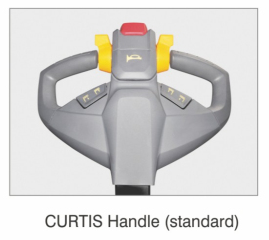 Ride On 2 Ton Electric Pallet Truck Standing Type Key Switch Control For Warehouse