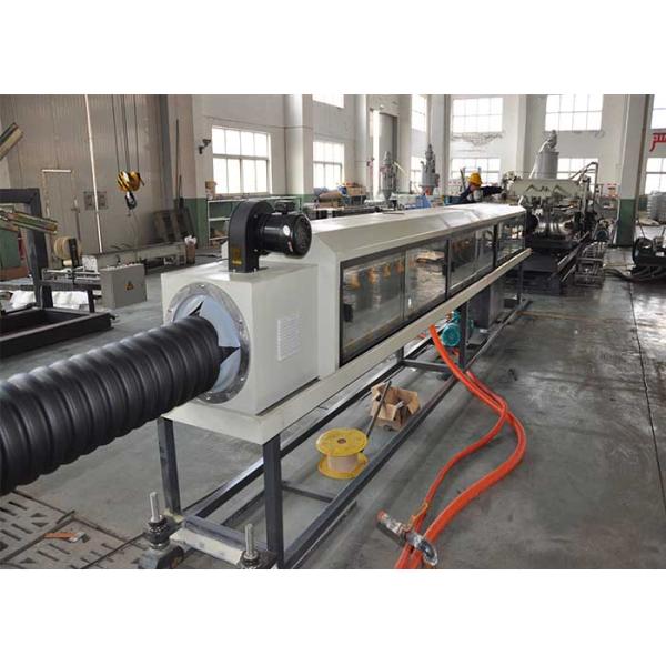 HDPE PP Double Wall Corrugated Pipe Production Line 350kg/H