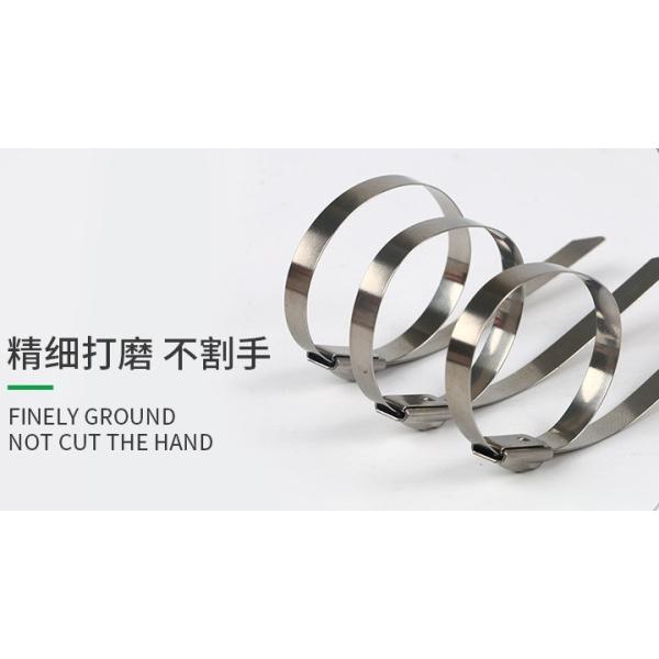 Self-locking 4.6mm Stainless Steel Cable Ties JIS Standard for Secure and Durable Fastening in Challenging Environments