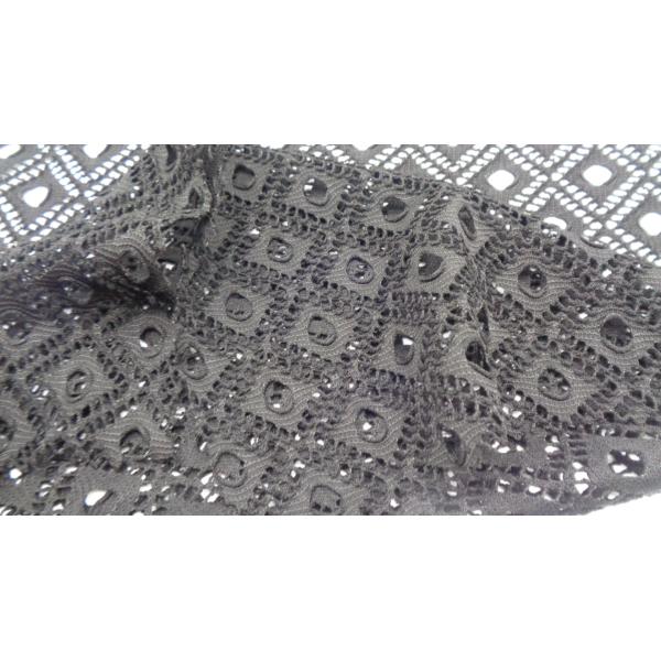 Breathable Dot 4 Way Stretch Lace Sportswear Fabric 90% Polyester 10% Spandex