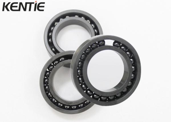 Durable 10mm Ceramic Wheel Bearings , 6700 High Speed Ceramic Bearings  For Heat Exchanger