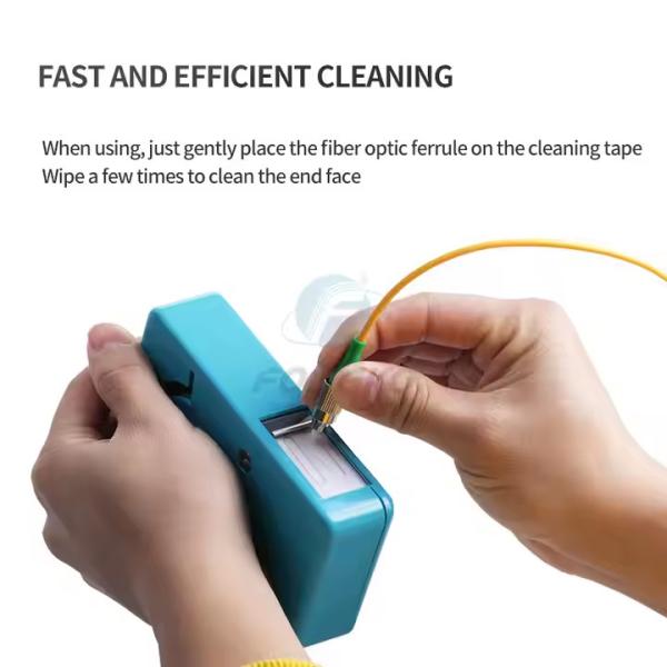 Fiber Optic Connector Box 500x Cassette Cleaner Enclosure Fiber Optic Cleaner Box