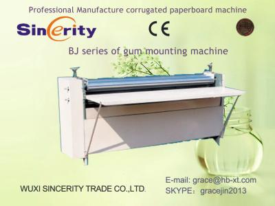 Corrugated Paperboard Carton Cutting Machine BJ Series Of Gum Mounting Machine
