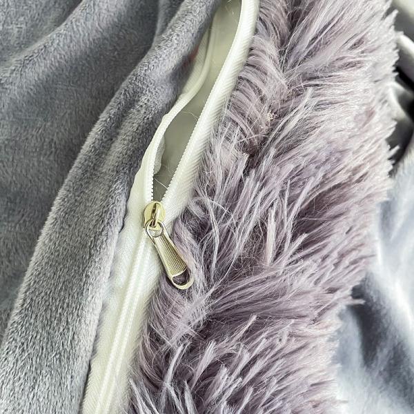 Принцесса стиль Серой фиолетовый Шаги теплый Mink бархатный кристаллический одеял накрытие на зиму