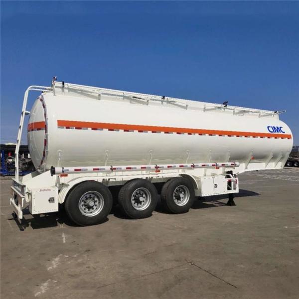 Tri Axles Petrol Oil Tank Fuel Tanker Semi Trailer 40000 50000 Liters Aluminum Transport for Sale