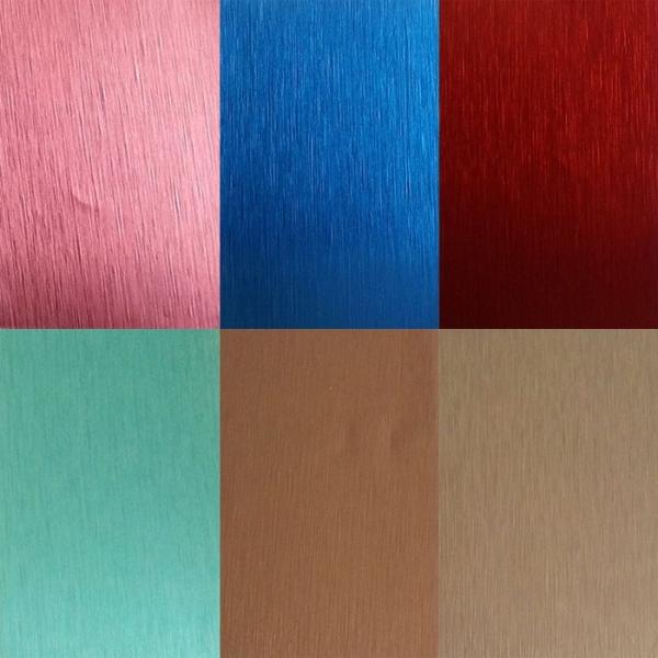 Color Anodized Brushed 0.5mm 5005 Aluminum Alloy Sheets