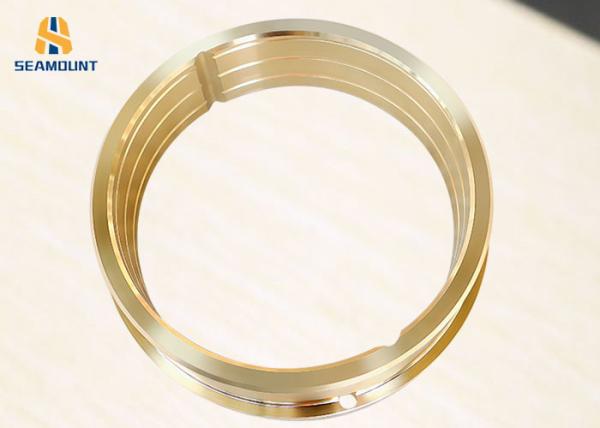 Customized CNC Machining Bronze Copper Bearing With Flanged Style