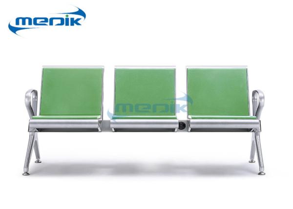 PU Injection Foam Waiting Room Furniture , Hospital Style Chairs For Three Persons