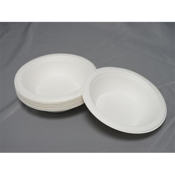 Rond 6" 7" 9" 10" plats biodégradables de canne à sucre