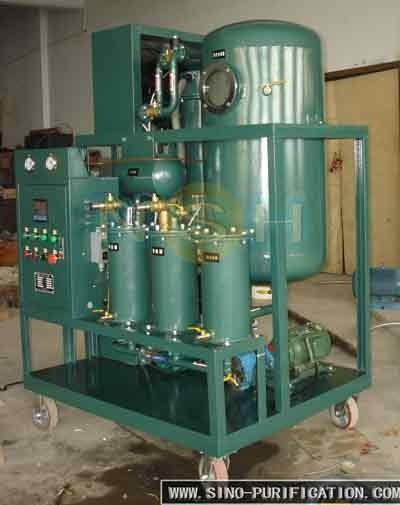 Mobile Degassing Dehydration 103kw Vacuum Turbine Oil Purifier
