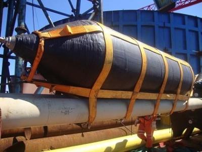 Pressure 0.05-0.25 MPA Marine Rubber Airbags Thickness 6mm-20mm Layers 4-9 Heavy Duty Construction Design