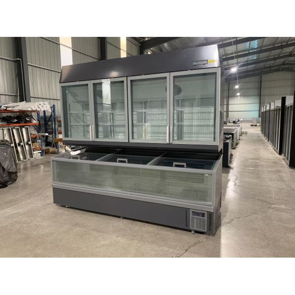 Space-Saving Plug-in Combined Freezer with LED Lighting & R290 Refrigerant