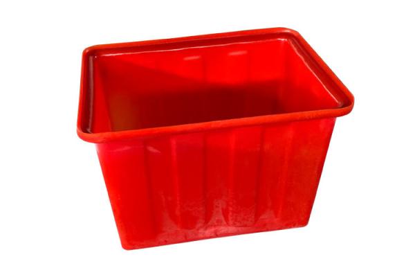 Red Heavy Duty 160L Plastic Recycling Bins Water Tank For Aquaponic Fish Fram