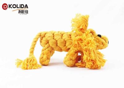 Interactive Pet Toys Cotton Lion 6 x 17cm Yellow For Puppy Pet TR4 Type