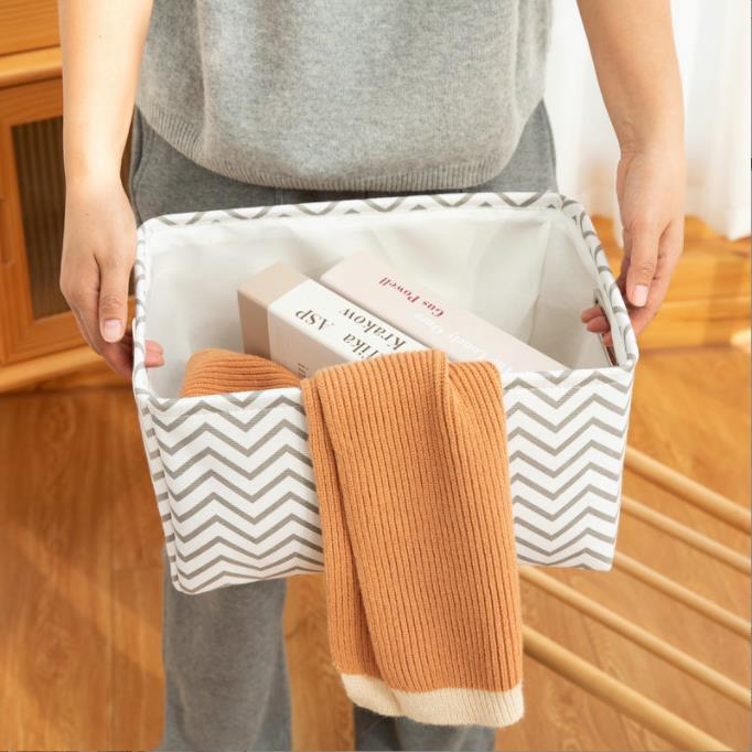 Hot Selling Modern Fabric Foldable Clothes Storage Rectangle Wardrobe Clothing Storage Container