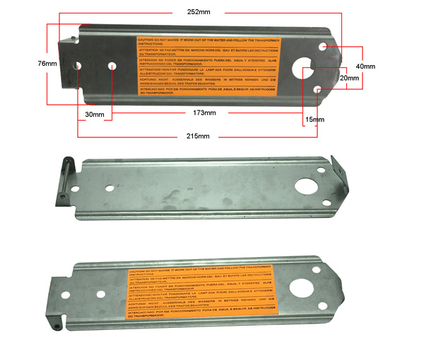 IP68 Resin Filled RGB Underwater Pool Light With Stainless Steel Body