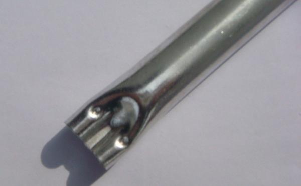 Double Entry Finned Condenser Aluminum Liquid Accumulator 24*203mm OD 1/4 