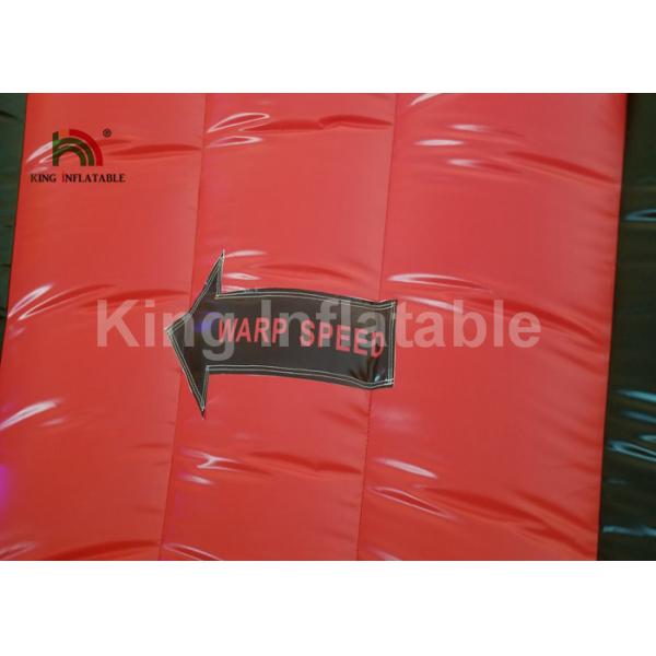 Jogos infláveis dos esportes do vermelho 9m do PVC de Plato, arena interativa inflável da batalha com sistema do IPS