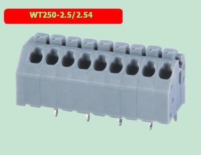 Type TB de ressort de la carte PCB WT250-2.5/2.54, espaçant 2.5/2.54mm, ventes directes d'usine