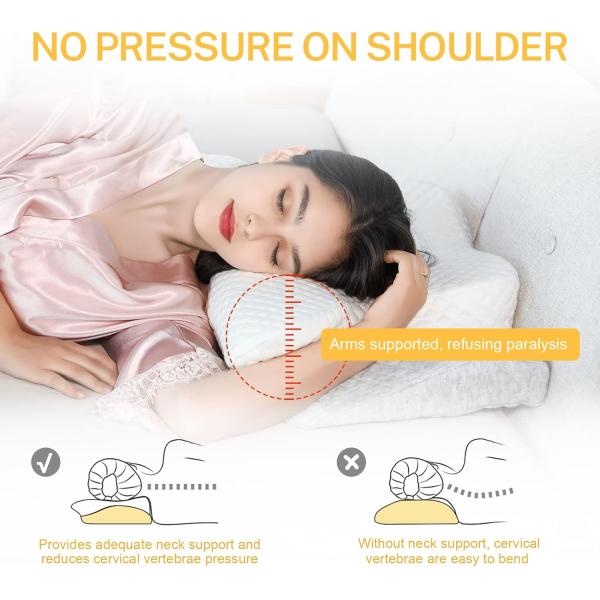 Home Decor Sofa Cushion Memory Foam Cervical Pillow for Neck Pain Relief and Support