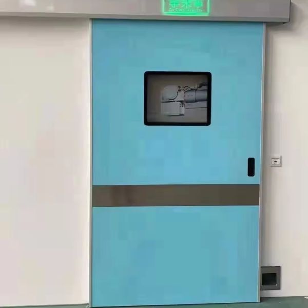 Automatic Airtight Medical Radiation Protection Door Heavy Duty Hospital Steel Door