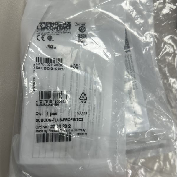 Phoenix Contact SUBCON-PLUS-PROFIB/SC2 2708232 D-SUB Bus Connector
