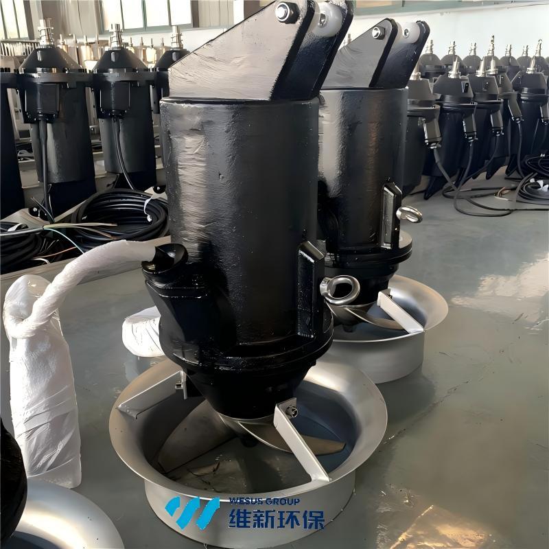 Cast-Iron Submersible Mixer for Sludge Storage Tanks and Small Anaerobic Tank Wastewater Treatment