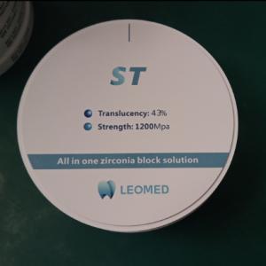 Fast-Stain ST Zirconia System , 5-Minute Immersion , 1500°C Sintering