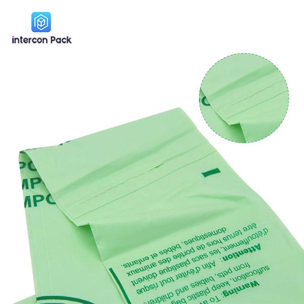 Gravnre Printing Plastic Packaging Bag Biodegradable Corn Starch Poly Bags