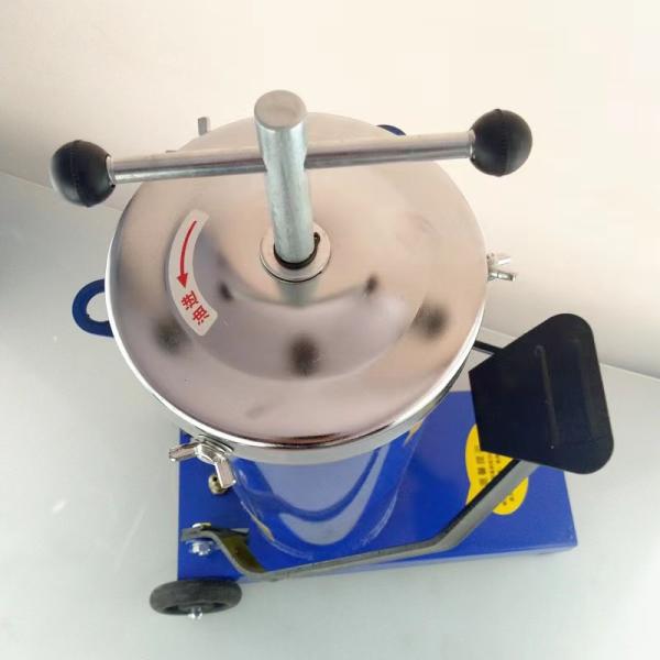 8l Foot operated Steel Drum Grease Bucket Pump Grease Coupler