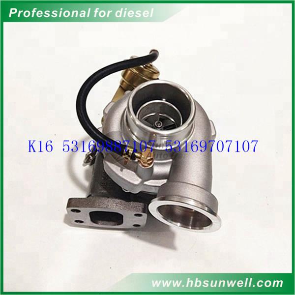 K16 Auto Turbo Charger / Mercedes BENZ ATEGO 917 OM904LA E2 53169707107 Borgwarner Turbos