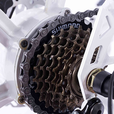 48V 10AH 350W Portable Electric Bike , Blue 26 Inch Electric Folding Bike