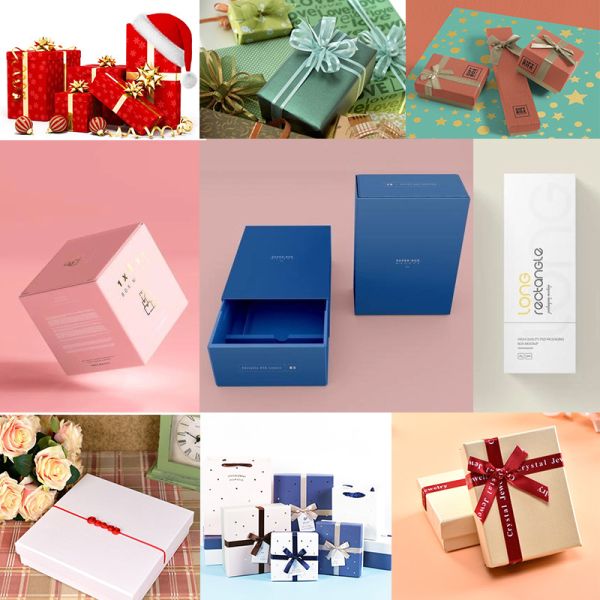 Oem Biodegradable Necklace Box Packaging Jewelry Gift Boxes Printed