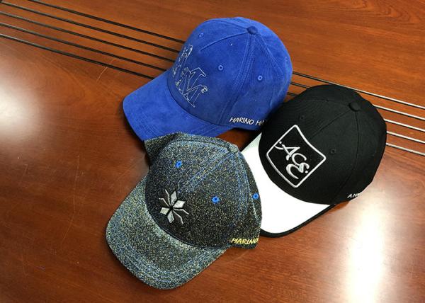 Customize ACE 6panel structured blue embroidery and rubber patch baseball caps hats