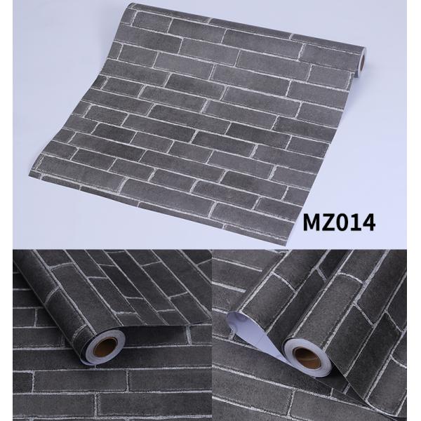 Largeur 122cm 60cm 3D papier peint lavable étanche à l'humidité 3D brique papier peint autocollant