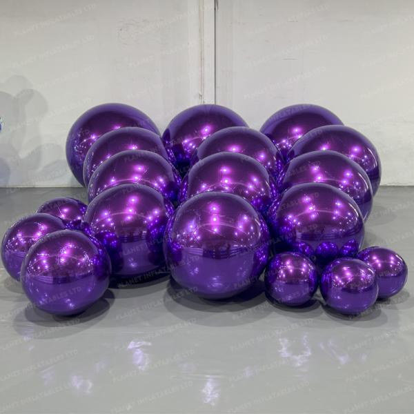 Double Layer PVC Inflatable Mirror Ball Reusable Big Bubble Balloon For Decoration